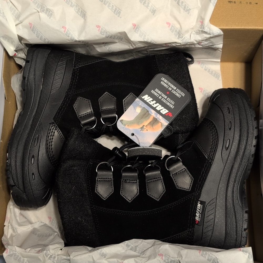 Baffin snow boots rated -40 C/F size 6 waterproof